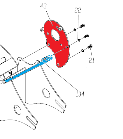 Motor Mount Bracket Plate 31128 - Click Image to Close